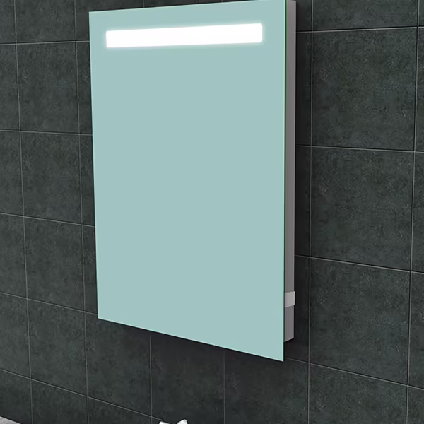 Wiesbaden LED Mirror 60x80cm | 6W | 6400K | Power Outlet & Adjustable Wiesbaden LED Mirror 60x80cm | 6W | 6400K | Power Outlet & Adjustable