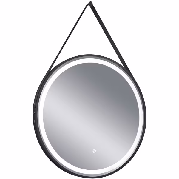 HLW LED LED Mirror 60cm | 15W | Black | Touch | 3000-4000K | Round HLW LED LED Mirror 60cm | 15W | Black | Touch | 3000-4000K | Round