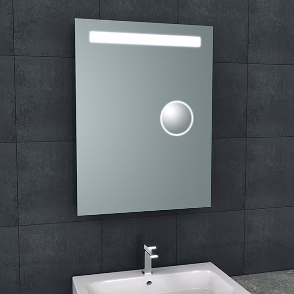 Wiesbaden LED Mirror 60x80cm | 18W Warm White | Anti-condensation & IP44 Wiesbaden LED Mirror 60x80cm | 18W Warm White | Anti-condensation & IP44
