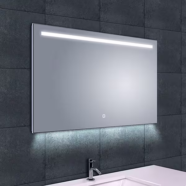 Wiesbaden LED Spiegel 100x60cm | 15W | 3000-6400K | Dimbaar & Touch Wiesbaden LED Spiegel 100x60cm | 15W | 3000-6400K | Dimbaar & Touch