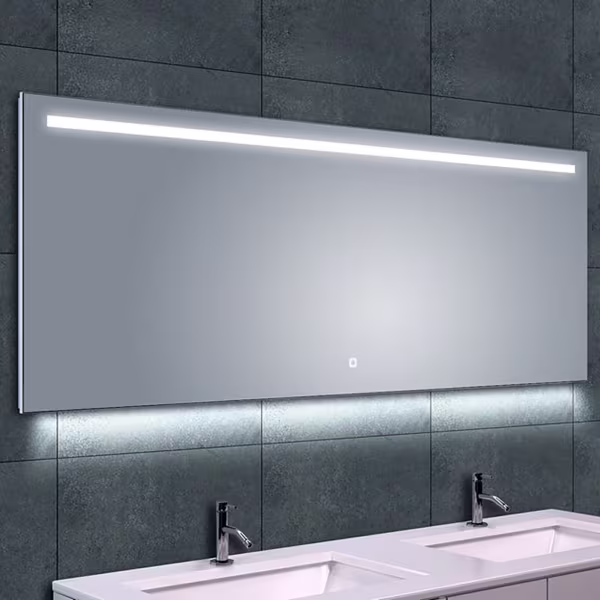 Wiesbaden LED Mirror 160x60cm | 15W | Dimmable/Heating/Color Temp