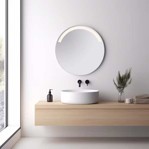 HLW LED LED Mirror 60cm | 12W | 4000K Neutral White | IP44 | Round HLW LED LED Mirror 60cm | 12W | 4000K Neutral White | IP44 | Round