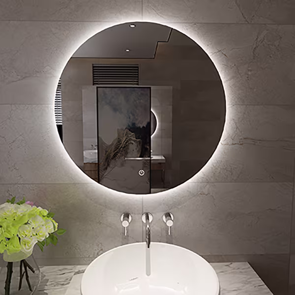 Xellanz LED Mirror 100cm | 20W | Matte Black | Dimmable & Touch | Round Xellanz LED Mirror 100cm | 20W | Matte Black | Dimmable & Touch | Round