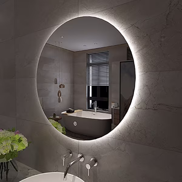 Xellanz LED Mirror 100cm | 20W | Matte Black | Dimmable & Touch | Round Xellanz LED Mirror 100cm | 20W | Matte Black | Dimmable & Touch | Round