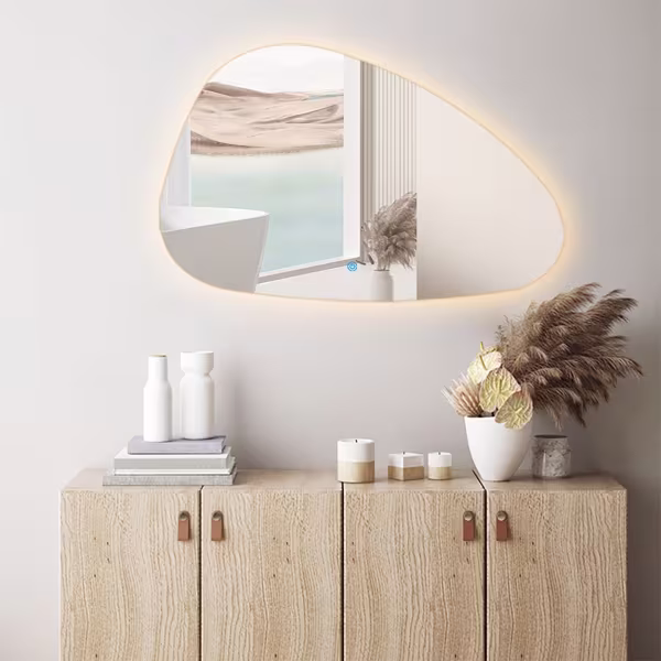 HLW LED LED Mirror 120cm| 36W | 3000–6000K | Dimmable | Heating & Touch HLW LED LED Mirror 120cm| 36W | 3000–6000K | Dimmable | Heating & Touch