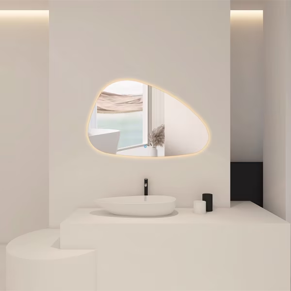 HLW LED LED Mirror 120cm| 36W | 3000–6000K | Dimmable | Heating & Touch HLW LED LED Mirror 120cm| 36W | 3000–6000K | Dimmable | Heating & Touch