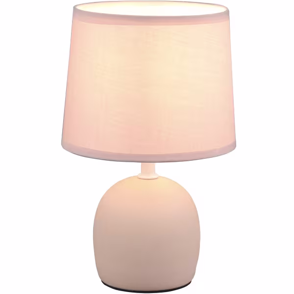 HLW LED LED Tafellamp - Tafelverlichting - Trion Zikkom - E14 Fitting - Rond - Mat Crème - Keramiek HLW LED LED Tafellamp - Tafelverlichting - Trion Zikkom - E14 Fitting - Rond - Mat Crème - Keramiek