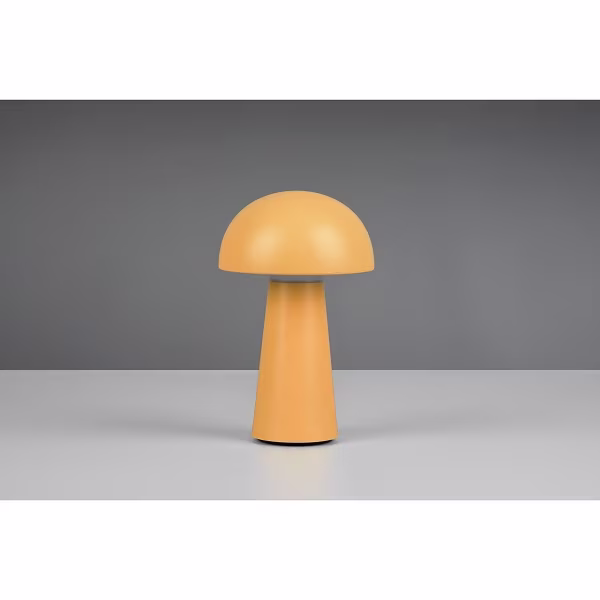 HLW LED Trion Lenio Dimbare LED Tafellamp 2W - USB Oplaadbaar, Warm Wit 3000K, IP44 Spatwaterdicht, Mat Oranje HLW LED Trion Lenio Dimbare LED Tafellamp 2W - USB Oplaadbaar, Warm Wit 3000K, IP44 Spatwaterdicht, Mat Oranje