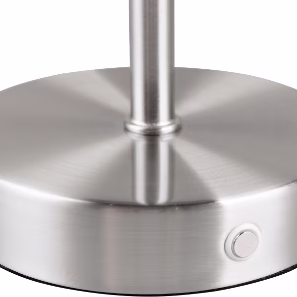 HLW LED LED Tafellamp - Trion Feli - 1.5W - Warm Wit 3000K - Oplaadbare batterijen - Nikkel - Metaal HLW LED LED Tafellamp - Trion Feli - 1.5W - Warm Wit 3000K - Oplaadbare batterijen - Nikkel - Metaal