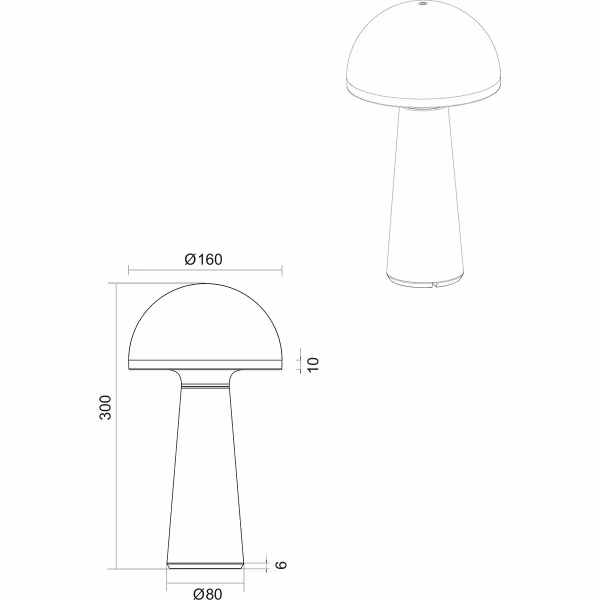 HLW LED LED Tafellamp - Trion Lungo - 2W - Aanpasbare kleur - Oplaadbare batterijen - Antraciet - Gegoten Aluminium HLW LED LED Tafellamp - Trion Lungo - 2W - Aanpasbare kleur - Oplaadbare batterijen - Antraciet - Gegoten Aluminium