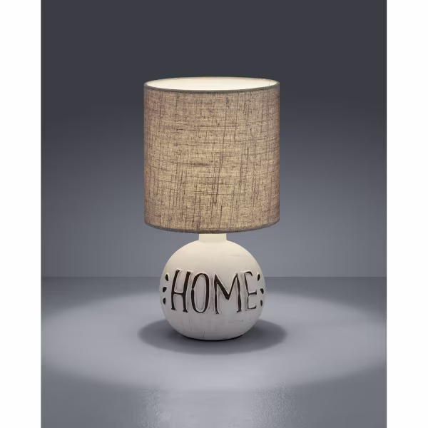 HLW LED LED Table Lamp - Trion Ernami Home - E14 Fitting - Round - Matte Gray - Ceramic HLW LED LED Table Lamp - Trion Ernami Home - E14 Fitting - Round - Matte Gray - Ceramic