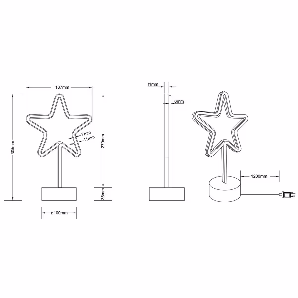 HLW LED LED Tafellamp - Tafelverlichting - Trion Smilo - 1W - Rond - Mat Wit - Kunststof HLW LED LED Tafellamp - Tafelverlichting - Trion Smilo - 1W - Rond - Mat Wit - Kunststof