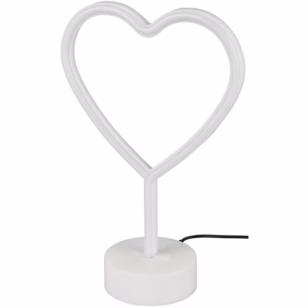 HLW LED LED Table Lamp - Table Lighting - Trion Hirtan - 2W - RGB - Round - Matte White - Plastic HLW LED LED Table Lamp - Table Lighting - Trion Hirtan - 2W - RGB - Round - Matte White - Plastic