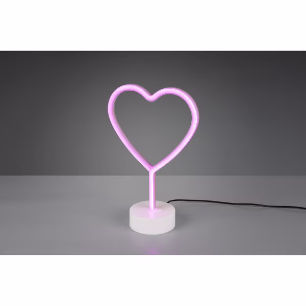 HLW LED LED Table Lamp - Table Lighting - Trion Hirtan - 2W - RGB - Round - Matte White - Plastic HLW LED LED Table Lamp - Table Lighting - Trion Hirtan - 2W - RGB - Round - Matte White - Plastic