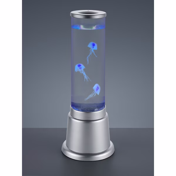 HLW LED LED Tafellamp - Tafelverlichting - Trion Jelon - 6W - RGB - Rond - Mat Titaan - Kunststof HLW LED LED Tafellamp - Tafelverlichting - Trion Jelon - 6W - RGB - Rond - Mat Titaan - Kunststof