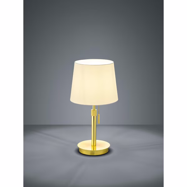 HLW LED LED Table Lamp - Table Lighting - Trion Dyon - E27 Fitting - Round - Matte Gold - Aluminum HLW LED LED Table Lamp - Table Lighting - Trion Dyon - E27 Fitting - Round - Matte Gold - Aluminum