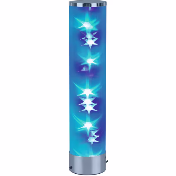 HLW LED LED Tafellamp - Trion Ricardo - 1.5W - Warm Wit 3000K - RGBW - Dimbaar - Afstandsbediening - Rond - Mat Chroom - Aluminium HLW LED LED Tafellamp - Trion Ricardo - 1.5W - Warm Wit 3000K - RGBW - Dimbaar - Afstandsbediening - Rond - Mat Chroom - Aluminium