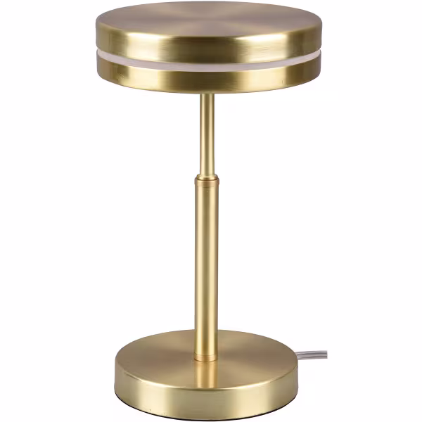 HLW LED LED Tafellamp - Trion Franco - 6W - Warm Wit 3000K - Rond - Mat Goud - Aluminium HLW LED LED Tafellamp - Trion Franco - 6W - Warm Wit 3000K - Rond - Mat Goud - Aluminium