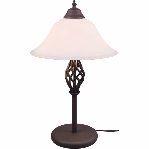 HLW LED LED Tafellamp - Trion Rustina - E14 Fitting - 2-lichts - Rond - Roestkleur - Aluminium HLW LED LED Tafellamp - Trion Rustina - E14 Fitting - 2-lichts - Rond - Roestkleur - Aluminium