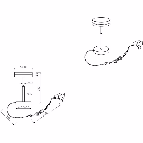 HLW LED LED Tafellamp - Trion Franco - 6W - Warm Wit 3000K - Rond - Oud Brons - Aluminium HLW LED LED Tafellamp - Trion Franco - 6W - Warm Wit 3000K - Rond - Oud Brons - Aluminium