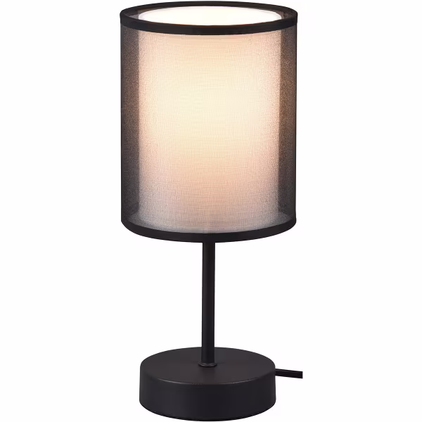HLW LED LED Table Lamp - Table Lighting - Trion Bidon - E14 Fitting - Round - Matte Black - Aluminum HLW LED LED Table Lamp - Table Lighting - Trion Bidon - E14 Fitting - Round - Matte Black - Aluminum