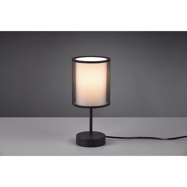 HLW LED LED Table Lamp - Table Lighting - Trion Bidon - E14 Fitting - Round - Matte Black - Aluminum HLW LED LED Table Lamp - Table Lighting - Trion Bidon - E14 Fitting - Round - Matte Black - Aluminum