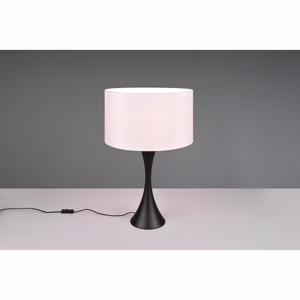 HLW LED LED Table Lamp - Table Lighting - Trion Safari - E27 Fitting - Round - Matte Black - Aluminum - Max. 60W HLW LED LED Table Lamp - Table Lighting - Trion Safari - E27 Fitting - Round - Matte Black - Aluminum - Max. 60W