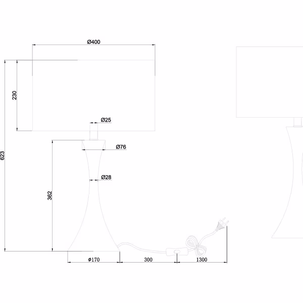 HLW LED LED Table Lamp - Table Lighting - Trion Safari - E27 Fitting - Round - Matte Black - Aluminum - Max. 60W HLW LED LED Table Lamp - Table Lighting - Trion Safari - E27 Fitting - Round - Matte Black - Aluminum - Max. 60W