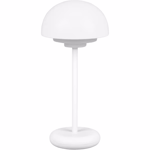 HLW LED Dimbare LED Tafellamp 2W Warm Wit 3000K – Oplaadbaar, IP44 Spatwaterdicht & Rond Mat Wit HLW LED Dimbare LED Tafellamp 2W Warm Wit 3000K – Oplaadbaar, IP44 Spatwaterdicht & Rond Mat Wit