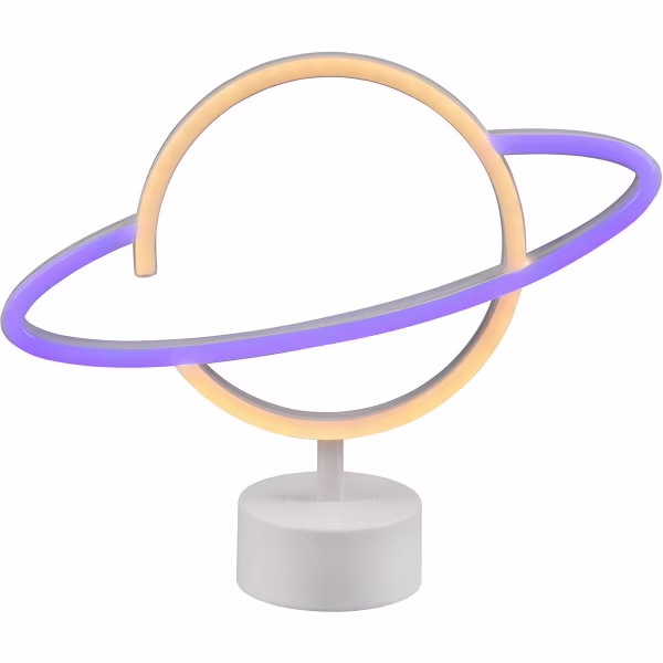 HLW LED LED Tafellamp - Tafelverlichting - Trion World - 1.6W - USB-aansluiting - Rond - Mat Wit - Kunststof HLW LED LED Tafellamp - Tafelverlichting - Trion World - 1.6W - USB-aansluiting - Rond - Mat Wit - Kunststof