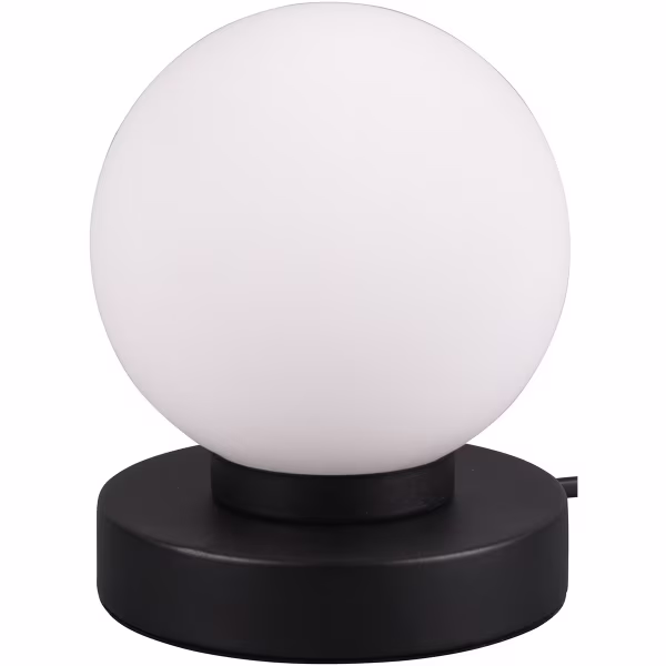 HLW LED LED Table Lamp - Table Lighting - Trion Baldo - E14 Fitting - Round - Matte Black - Aluminum HLW LED LED Table Lamp - Table Lighting - Trion Baldo - E14 Fitting - Round - Matte Black - Aluminum