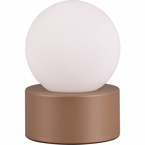 HLW LED LED Tafellamp - Tafelverlichting - Trion Tesso - E14 Fitting - Rond - Coffee - Metaal HLW LED LED Tafellamp - Tafelverlichting - Trion Tesso - E14 Fitting - Rond - Coffee - Metaal