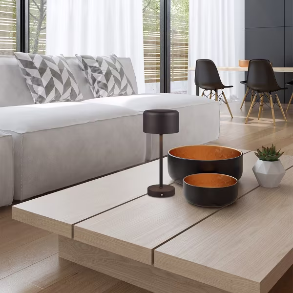 HLW LED LED Table Lamp and Metal | Black & White and | Warm White 2700K–3000K 5W LED HLW LED LED Table Lamp and Metal | Black & White and | Warm White 2700K–3000K 5W LED