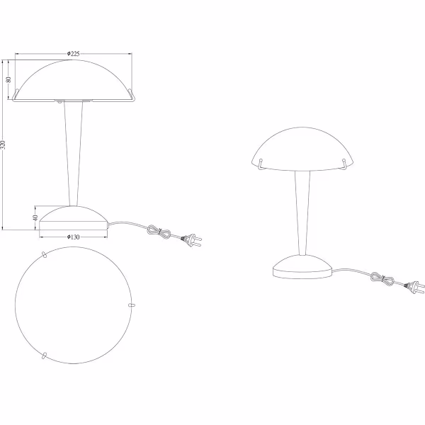 HLW LED LED Tafellamp - Trion Ilza - E14 Fitting - 1 lichtpunt - Mat Messing - Metaal - Wit Glas HLW LED LED Tafellamp - Trion Ilza - E14 Fitting - 1 lichtpunt - Mat Messing - Metaal - Wit Glas