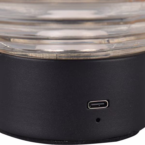 HLW LED LED Tafellamp - Trion Rali - 1.5W - Warm Wit 3000K - Oplaadbare batterijen - Ovaal - Mat Zwart - Metaal HLW LED LED Tafellamp - Trion Rali - 1.5W - Warm Wit 3000K - Oplaadbare batterijen - Ovaal - Mat Zwart - Metaal