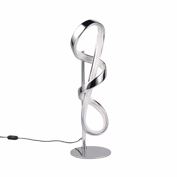 HLW LED LED Table Lamp - Trion Pudia - 11W - Natural White 4000K - Gloss Chrome - Metal HLW LED LED Table Lamp - Trion Pudia - 11W - Natural White 4000K - Gloss Chrome - Metal