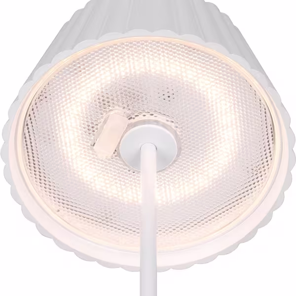 HLW LED LED Tafellamp - Trion Uraz - 1.5W - Warm Wit 3000K - Oplaadbare batterijen - Mat Wit - Metaal HLW LED LED Tafellamp - Trion Uraz - 1.5W - Warm Wit 3000K - Oplaadbare batterijen - Mat Wit - Metaal