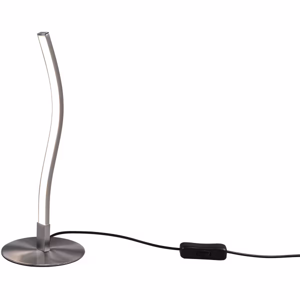 HLW LED LED Table Lamp - Trion Yilan - 3.5W - Warm White 3000K - 1 light point - Matte Nickel - Metal HLW LED LED Table Lamp - Trion Yilan - 3.5W - Warm White 3000K - 1 light point - Matte Nickel - Metal