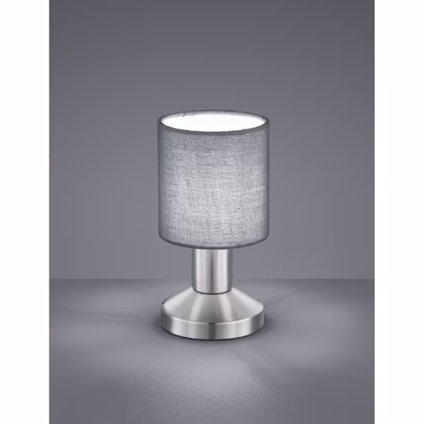 HLW LED LED Tafellamp - Tafelverlichting - Trion Garno - E14 Fitting - Rond - Mat Grijs - Aluminium HLW LED LED Tafellamp - Tafelverlichting - Trion Garno - E14 Fitting - Rond - Mat Grijs - Aluminium