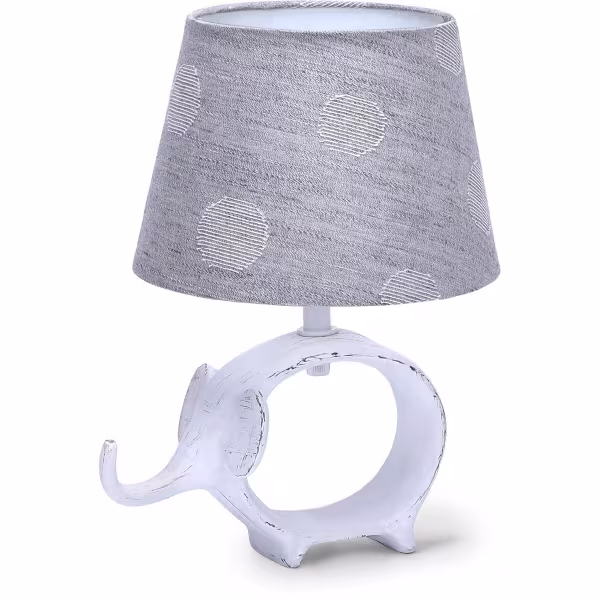 HLW LED LED Table Lamp Aigi Nivom - Matte Gray Ceramic Round, E14 Fitting, 1 Light Point HLW LED LED Table Lamp Aigi Nivom - Matte Gray Ceramic Round, E14 Fitting, 1 Light Point