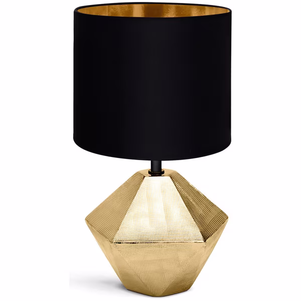 HLW LED LED Table Lamp Aigi Uynimo - Round, Matte Black/Gold Ceramic HLW LED LED Table Lamp Aigi Uynimo - Round, Matte Black/Gold Ceramic
