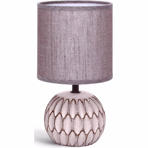 HLW LED LED Tafellamp Aigi Traplon - Rond Mat Bruin Keramiek met E14 Fitting HLW LED LED Tafellamp Aigi Traplon - Rond Mat Bruin Keramiek met E14 Fitting