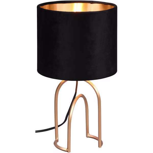 HLW LED LED Table Lamp - Table Lighting - Trion Garold - E14 Fitting - Round - Matte Black - Aluminum HLW LED LED Table Lamp - Table Lighting - Trion Garold - E14 Fitting - Round - Matte Black - Aluminum