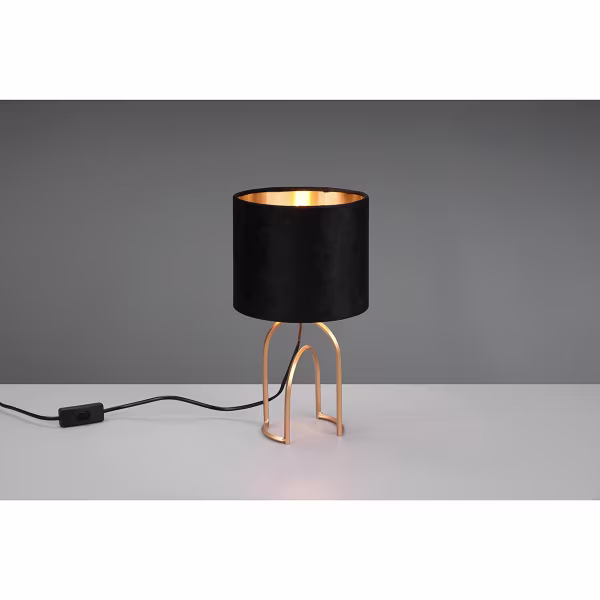HLW LED LED Table Lamp - Table Lighting - Trion Garold - E14 Fitting - Round - Matte Black - Aluminum HLW LED LED Table Lamp - Table Lighting - Trion Garold - E14 Fitting - Round - Matte Black - Aluminum
