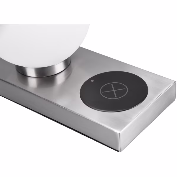 HLW LED LED Tafellamp - Tafelverlichting - Trion Cobra - E14 Fitting - Rechthoek - Mat Nikkel - Aluminium HLW LED LED Tafellamp - Tafelverlichting - Trion Cobra - E14 Fitting - Rechthoek - Mat Nikkel - Aluminium