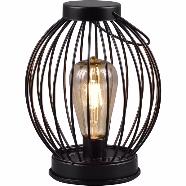 HLW LED Zwarte LED Tafellamp op Zonne-energie - Ronde , Warm Wit, Waterdicht IP44 HLW LED Zwarte LED Tafellamp op Zonne-energie - Ronde , Warm Wit, Waterdicht IP44