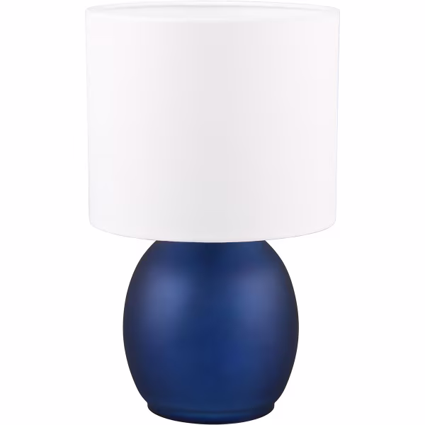 HLW LED LED Table Lamp - Table Lighting - Trion Alev - E14 Fitting - Round - Blue - Glass HLW LED LED Table Lamp - Table Lighting - Trion Alev - E14 Fitting - Round - Blue - Glass