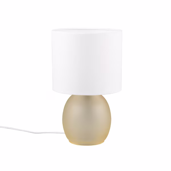 HLW LED LED Tafellamp - Tafelverlichting - Trion Alev - E14 Fitting - Rond - Amber - Glas HLW LED LED Tafellamp - Tafelverlichting - Trion Alev - E14 Fitting - Rond - Amber - Glas