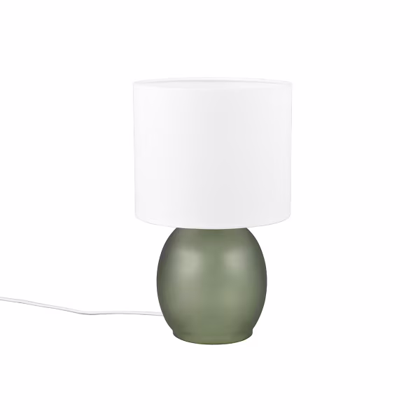 HLW LED LED Tafellamp - Tafelverlichting - Trion Alev - E14 Fitting - Rond - Groen - Glas HLW LED LED Tafellamp - Tafelverlichting - Trion Alev - E14 Fitting - Rond - Groen - Glas