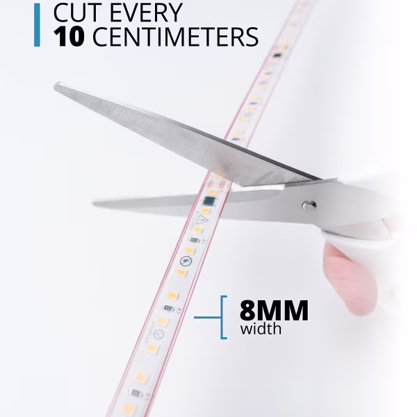 Velvalux Dimbare LED Strip 50 Meter Warm Wit 3000K Waterdicht IP67 Velvalux Dimbare LED Strip 50 Meter Warm Wit 3000K Waterdicht IP67